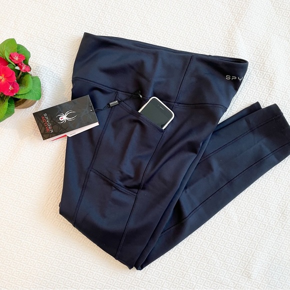 NWT Spyder Active Women’s High Waist Insulated Leggings Size XLarge - Picture 1 of 10